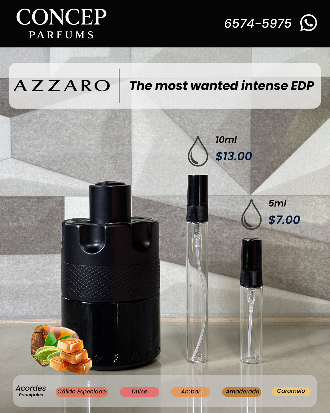 Detalle de botella original